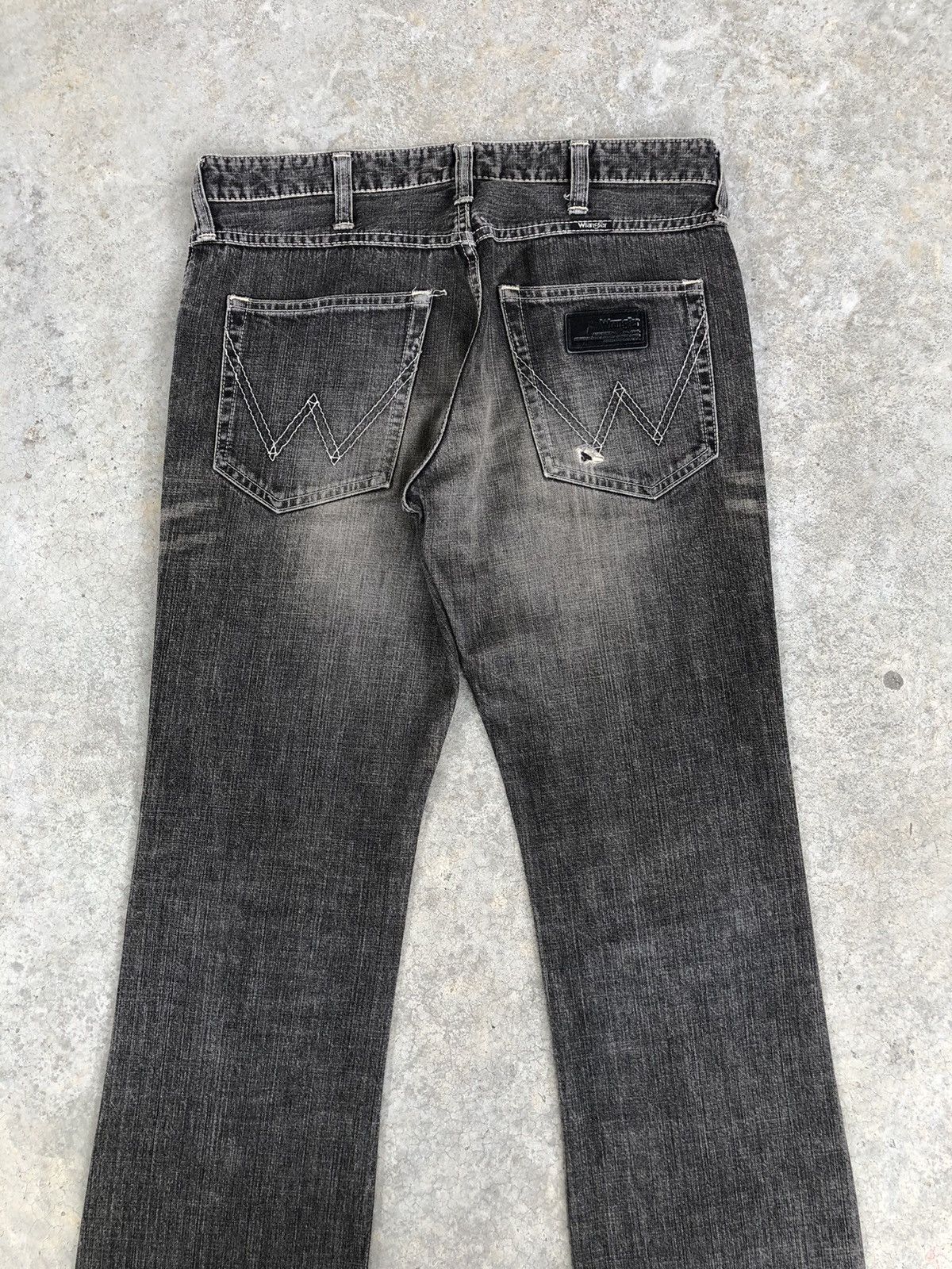If Six Was Nine Y2k Wrangler Flared Jeans Distressed Jeans Size US 32 / EU 48 - 8 Thumbnail