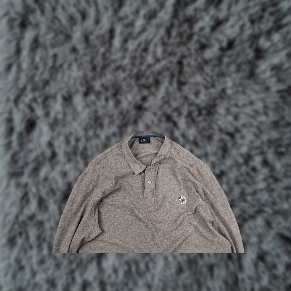 Paul Smith Paul Smith polo shirt Mens gray polo long sleeve zebra logo Casual Regular L Gray Cotton Polo Shirt Logo Zebra 90s Style Golf Pattern Mens Size US L / EU 52-54 / 3 - 1 Thumbnail