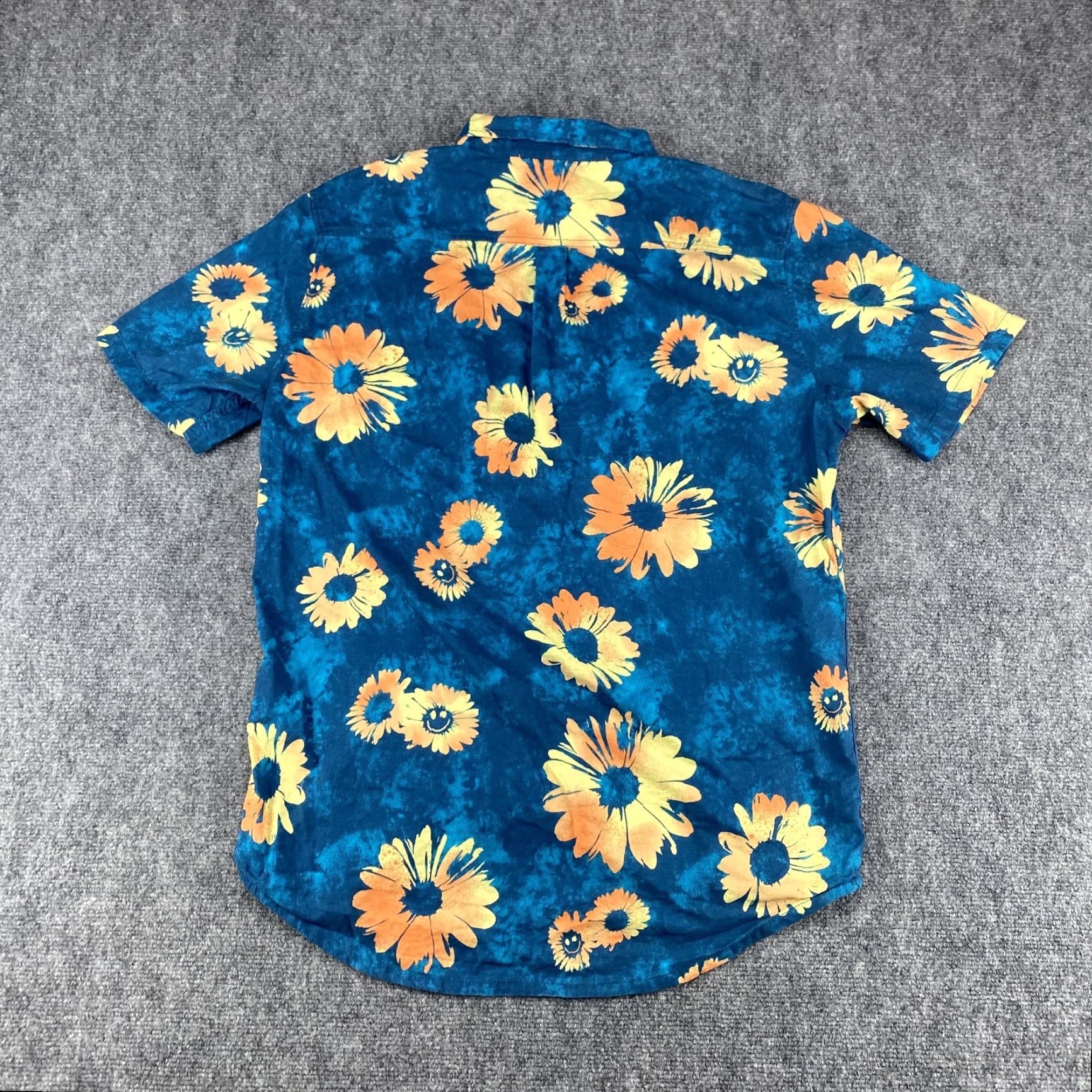 Quiksilver Quiksilver Shirt Mens Large Blue Floral Hawaiian Button Up Regular Fit Size US L / EU 52-54 / 3 - 4 Thumbnail