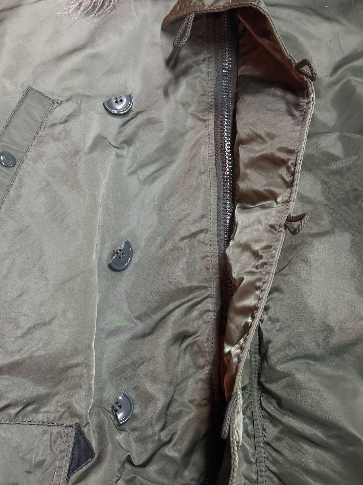 Alpha Industries × Vintage Alpha industries parka N-3B sunfaded Size US XL / EU 56 / 4 - 13 Thumbnail