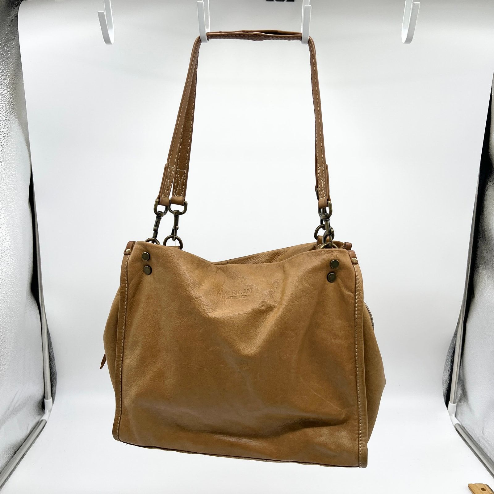 Other American Leather Co Womens Brown Leather Purse Size ONE SIZE - 1 Thumbnail