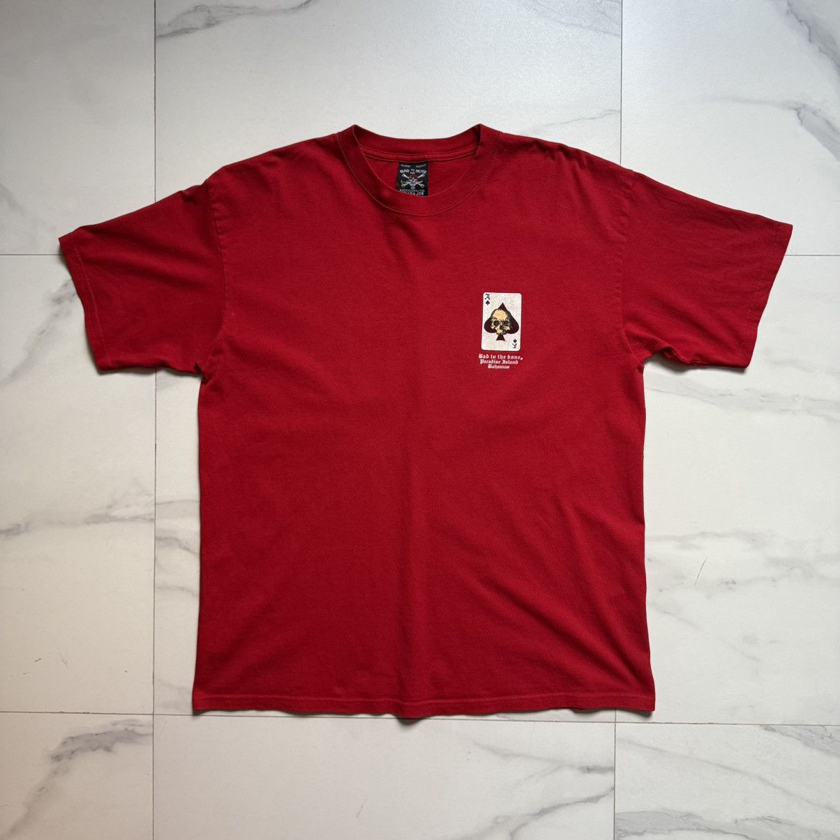 Vintage Vintage Y2K Pirate Poker T-Shirt Size US XL / EU 56 / 4 - 2 Thumbnail