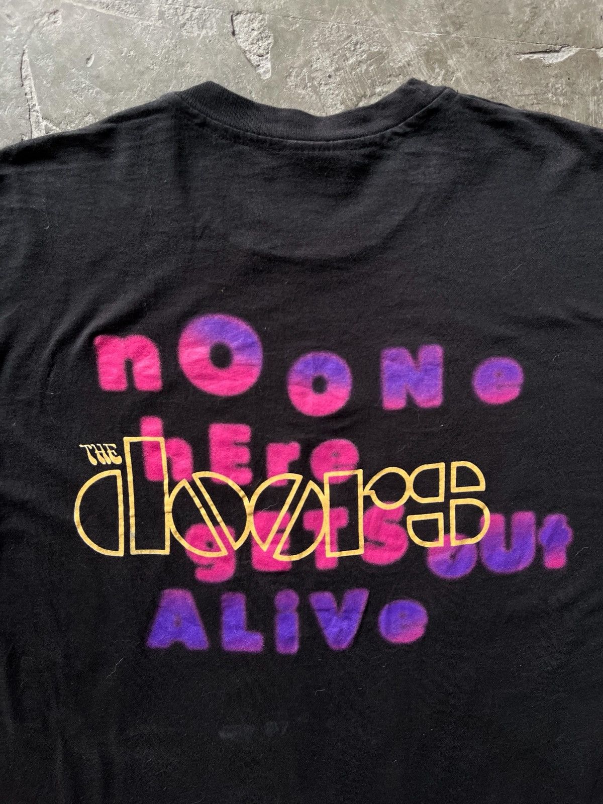 Hanes Vintage the doors “No one here gets out alive” tee Size US L / EU 52-54 / 3 - 6 Thumbnail