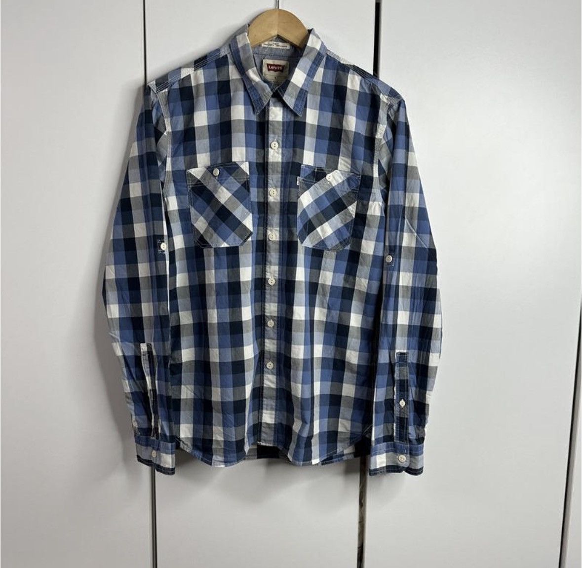 Levi's Levi’s Levis Western Style Shirt Size US M / EU 48-50 / 2 - 1 Thumbnail