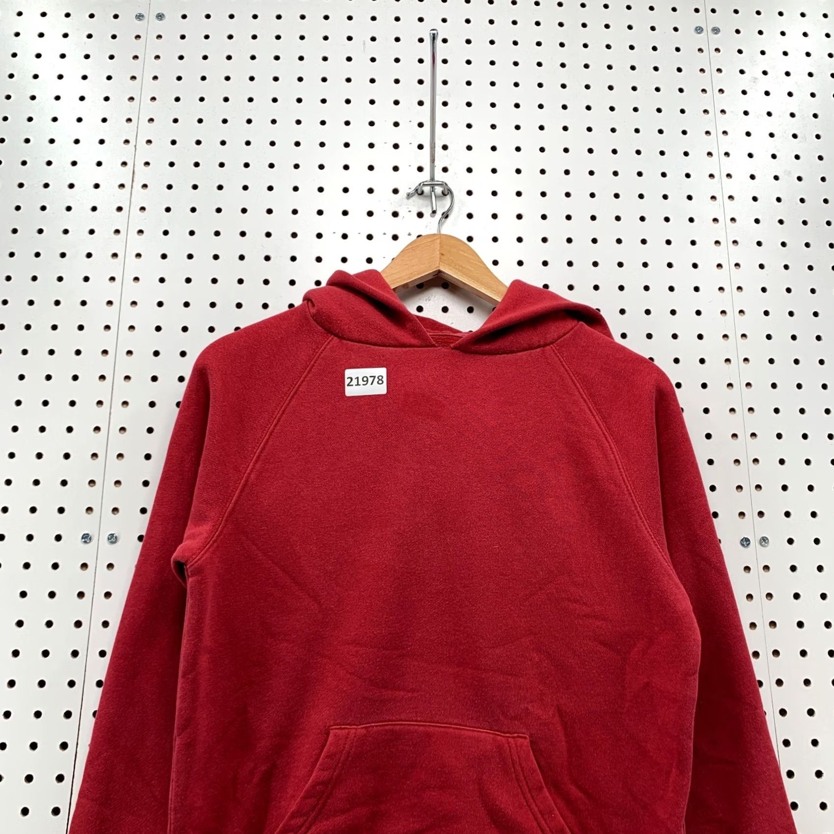 Jansport VINTAGE Jansport Hooded Sweatshirt Red Womens Small Pullover Hoodie Size S / US 4 / IT 40 - 6 Thumbnail