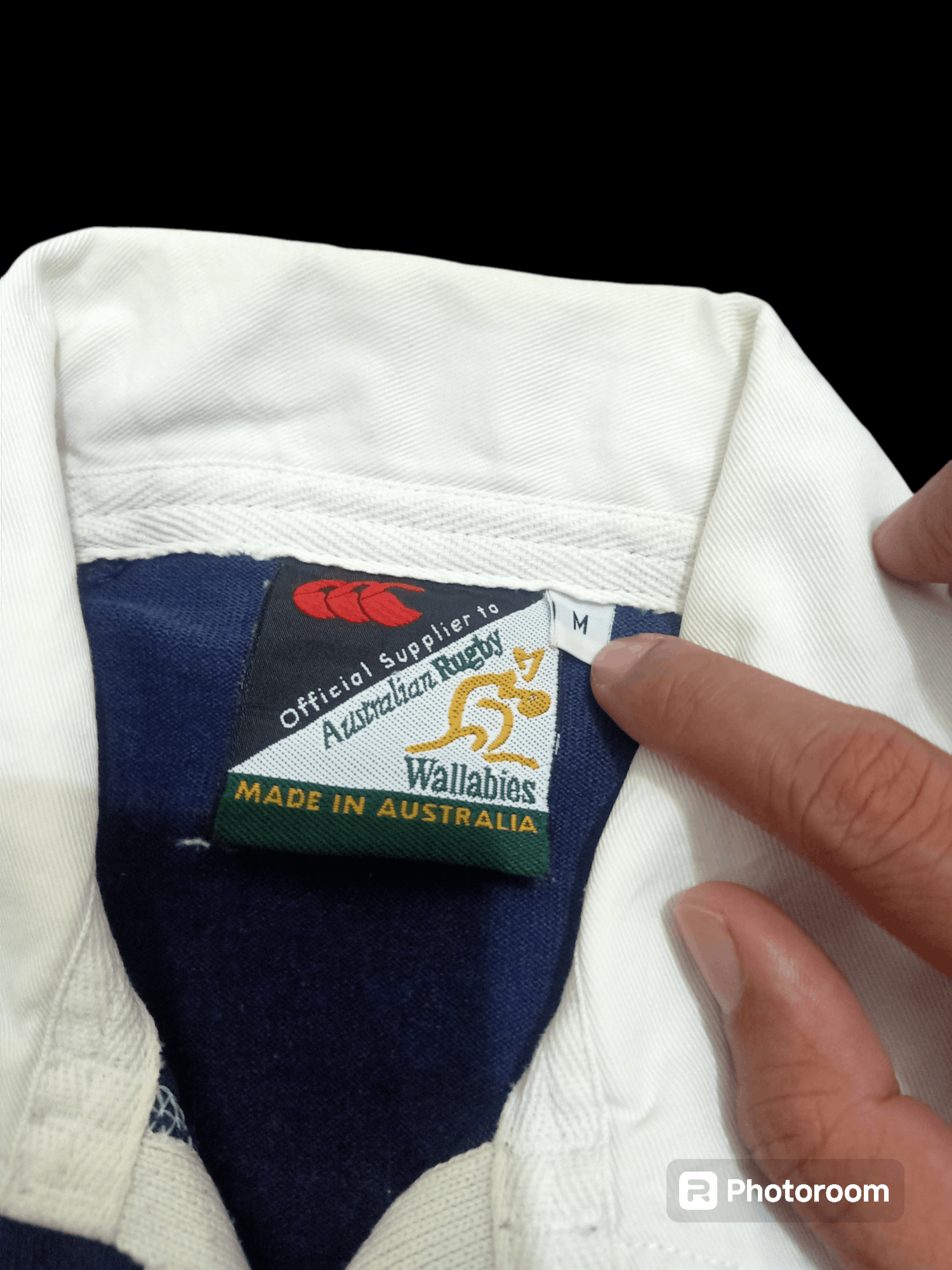 Canterbury of New Zealand 2001 Canterbury Australia Wallabies Supporter's Jersey Size US M / EU 48-50 / 2 - 6 Thumbnail