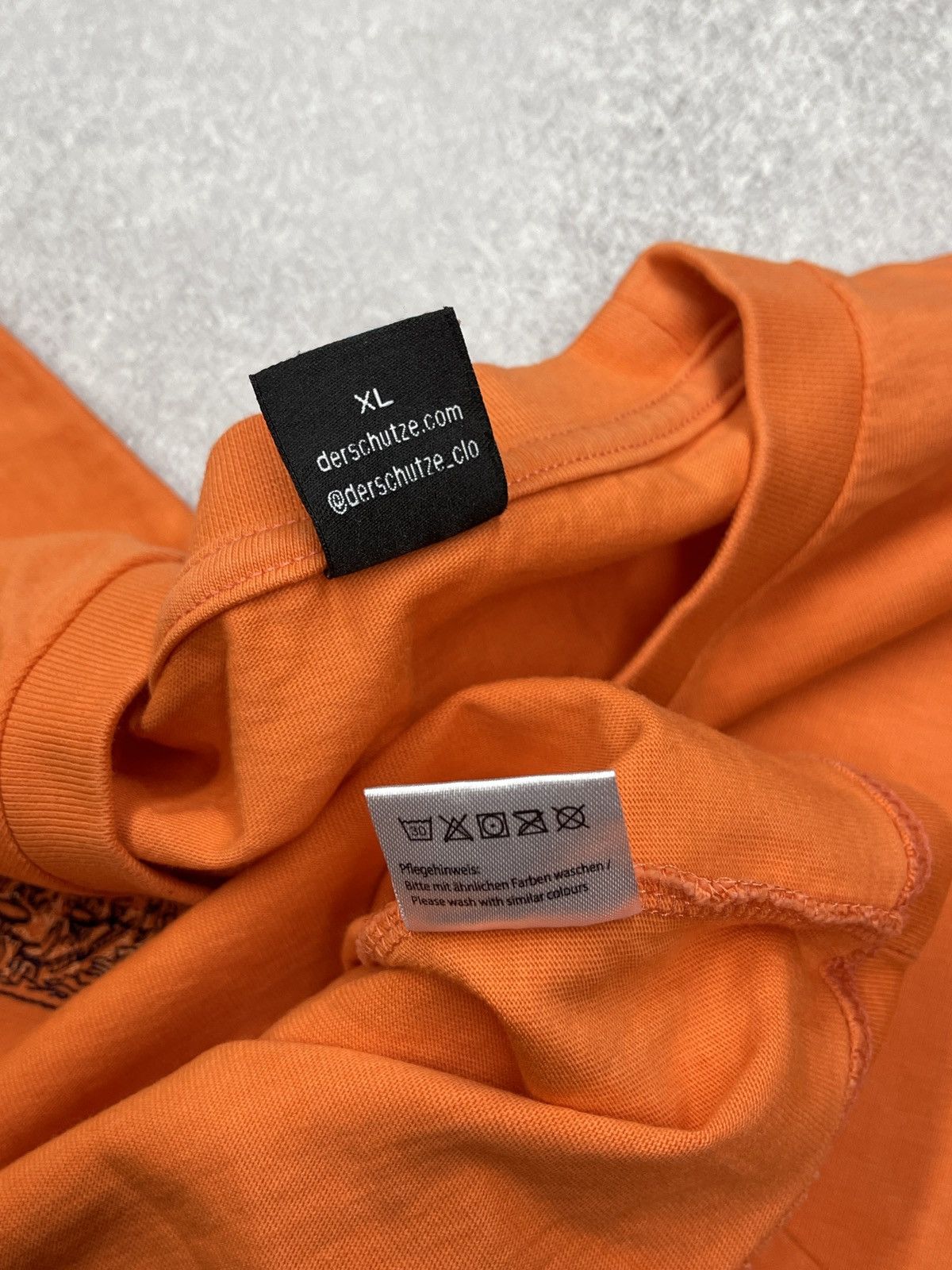 Derschutze Mens Derschutze Van Gogh Print V2 Longsleeve Orange Size US XL / EU 56 / 4 - 7 Thumbnail