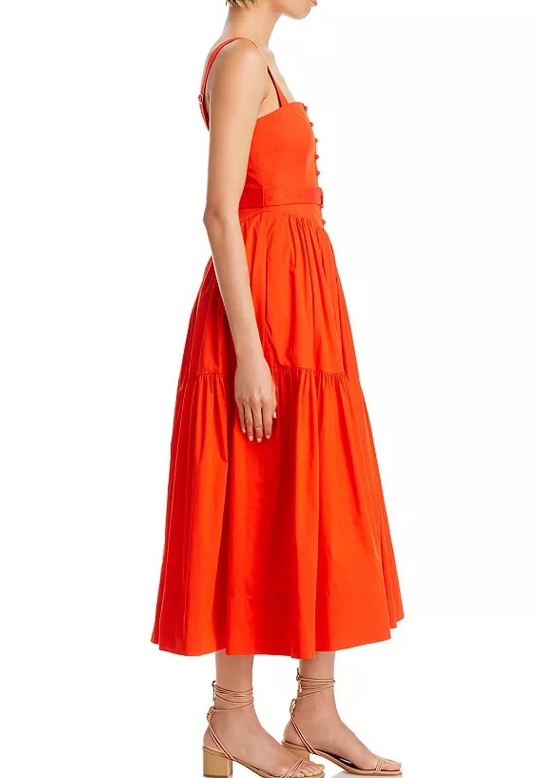 Cinq a Sept $445 NWT Cinq à Sept Amber Tiered Midi Dress Size 10 Medium Size L / US 10 / IT 46 - 3 Thumbnail