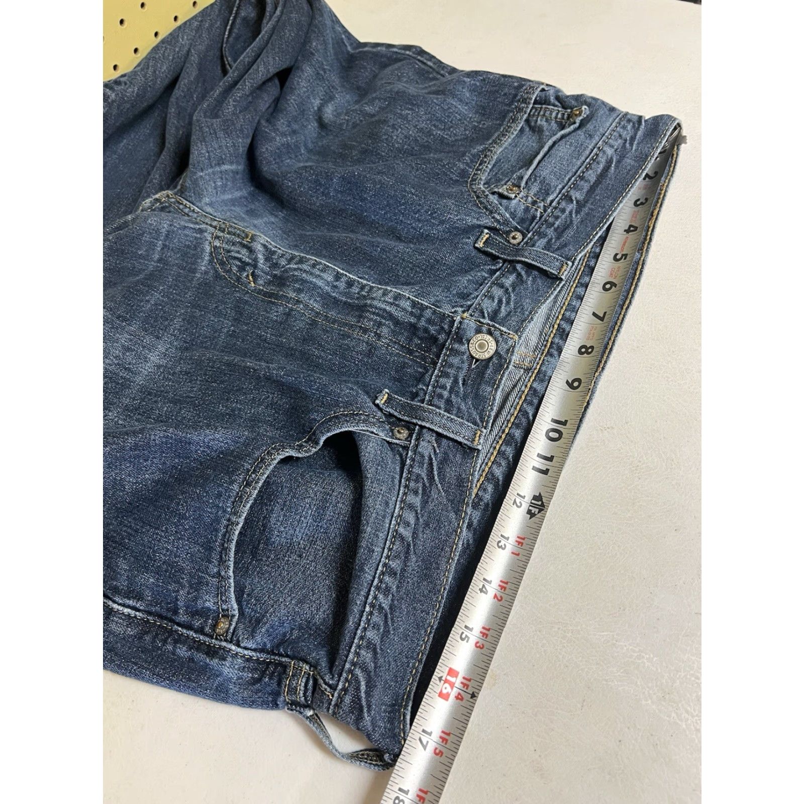 Levi's Levi's 559 Jeans - Denim, Straight, Relaxed Fit, 35x30 - Blue, Cotton, Regular, Men Size US 35 - 5 Thumbnail