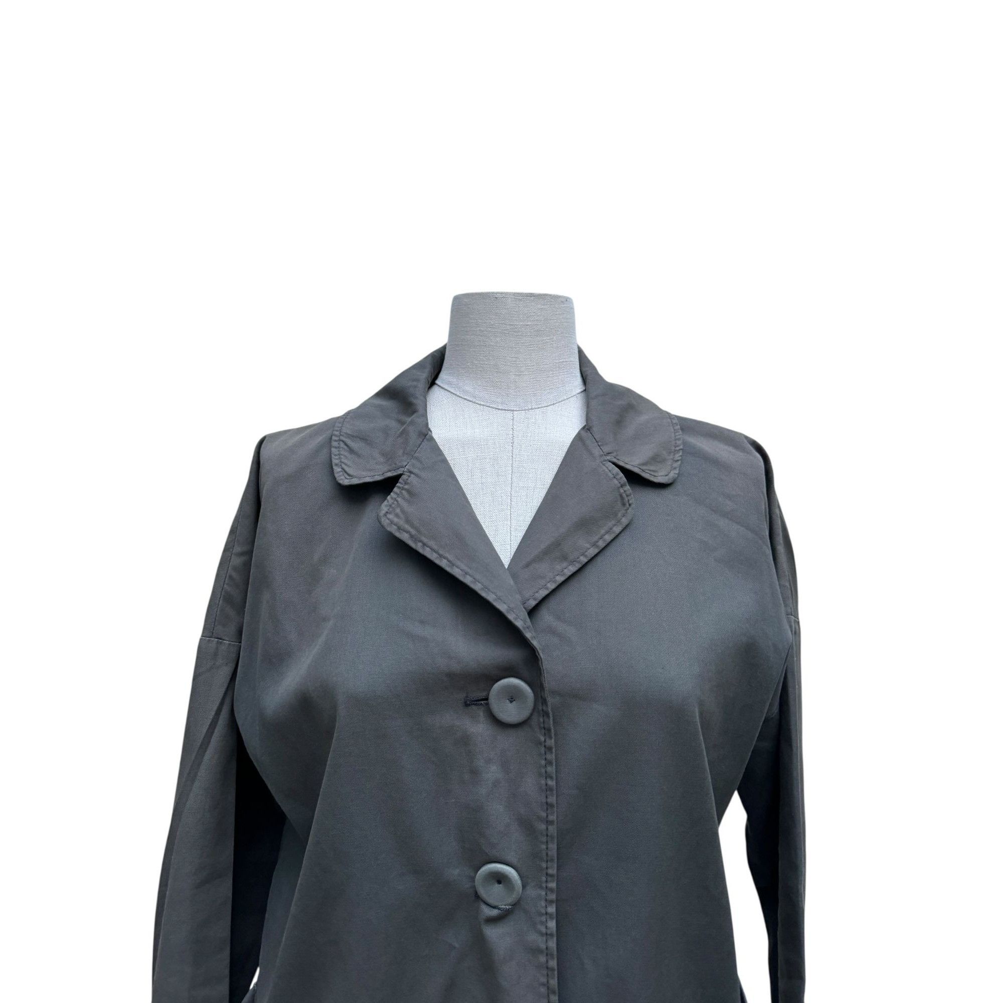 Miu Miu Vintage Kaki Blazer Shirt Jacket Size M / US 6-8 / IT 42-44 - 2 Thumbnail