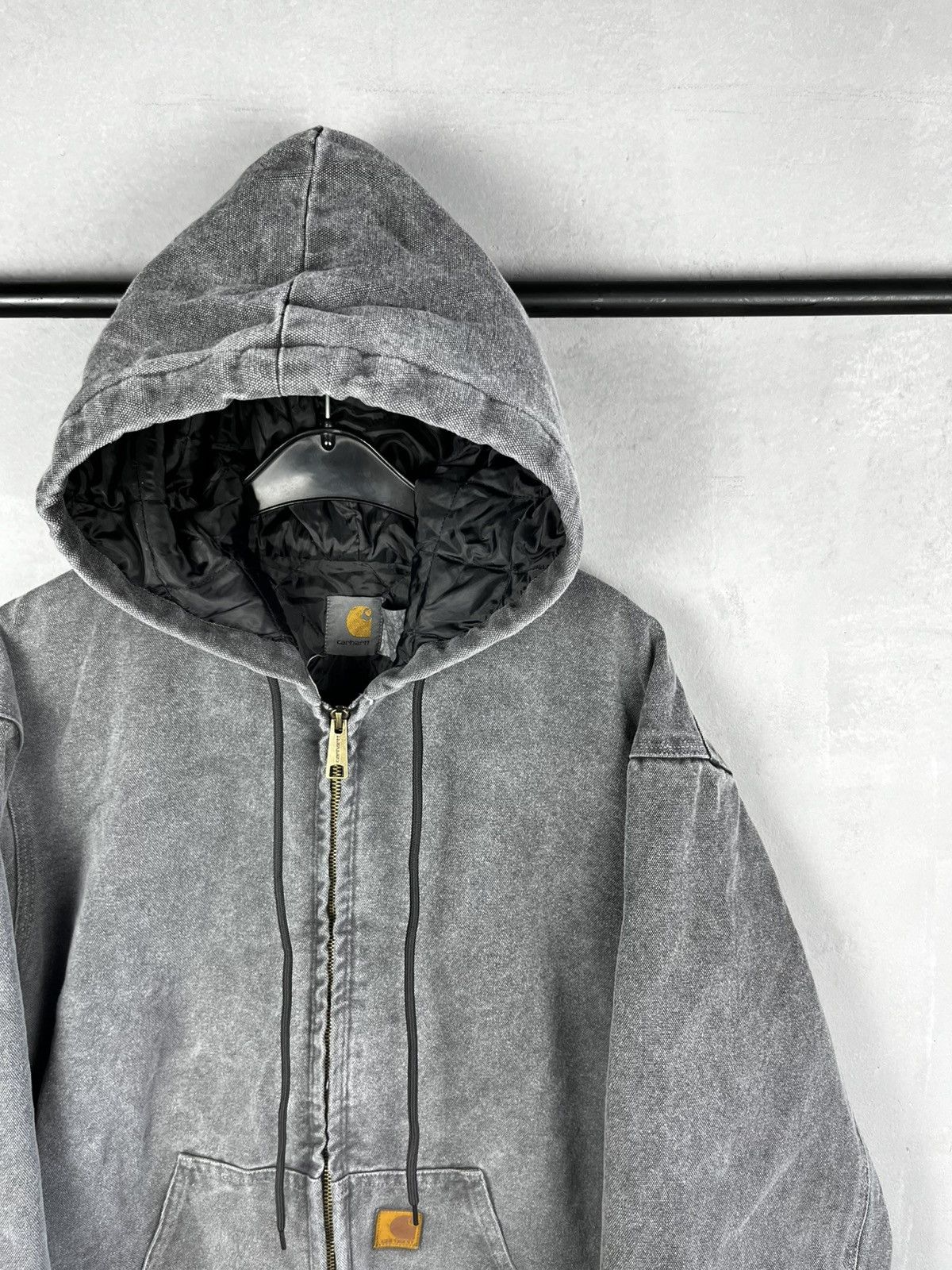 Carhartt Vintage Carhartt Hooded Jacket Size L 90s Size US L / EU 52-54 / 3 - 3 Thumbnail