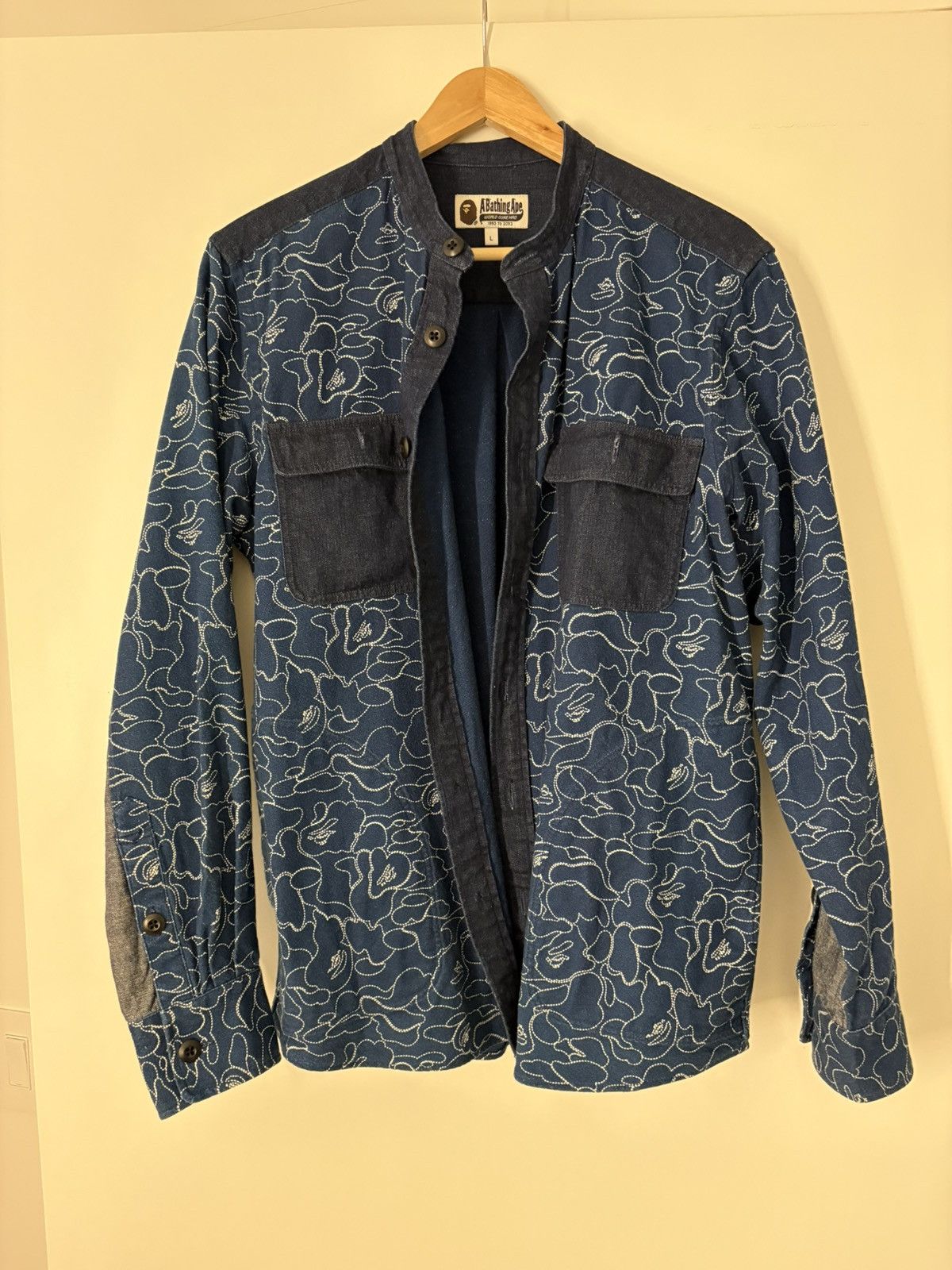 Bape A Bathing Ape Denim Jacket Size US L / EU 52-54 / 3 - 1 Thumbnail