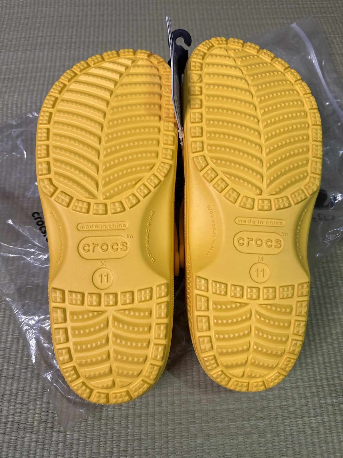 Drew House New Drew House Crocs 11 Yellow Missing Jibbitz Size US 11 / EU 44 - 4 Thumbnail