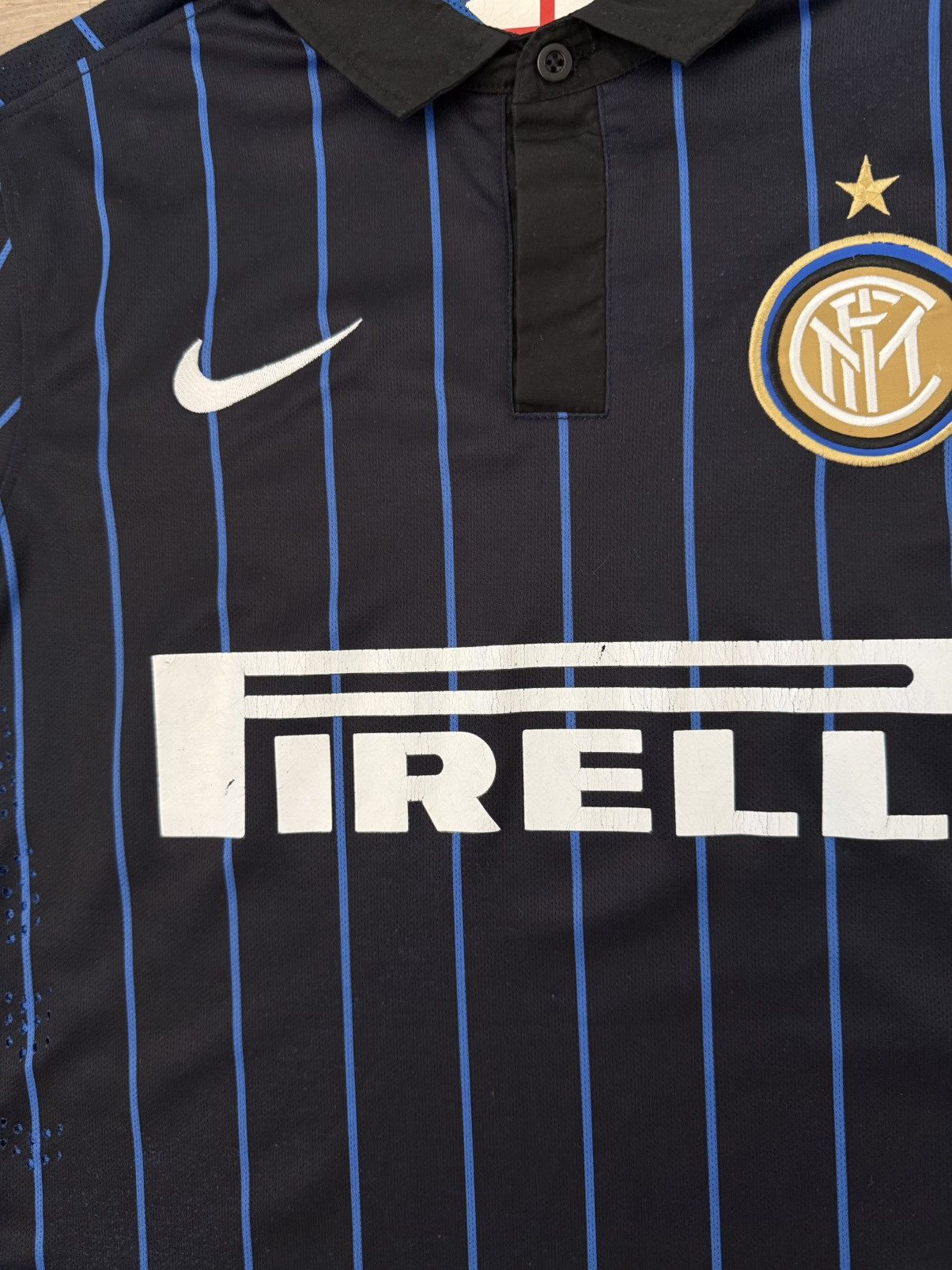 Vintage Inter Milan 2014 Soccer Y2K Bolecore Football Drill Jersey Size US M / EU 48-50 / 2 - 7 Thumbnail