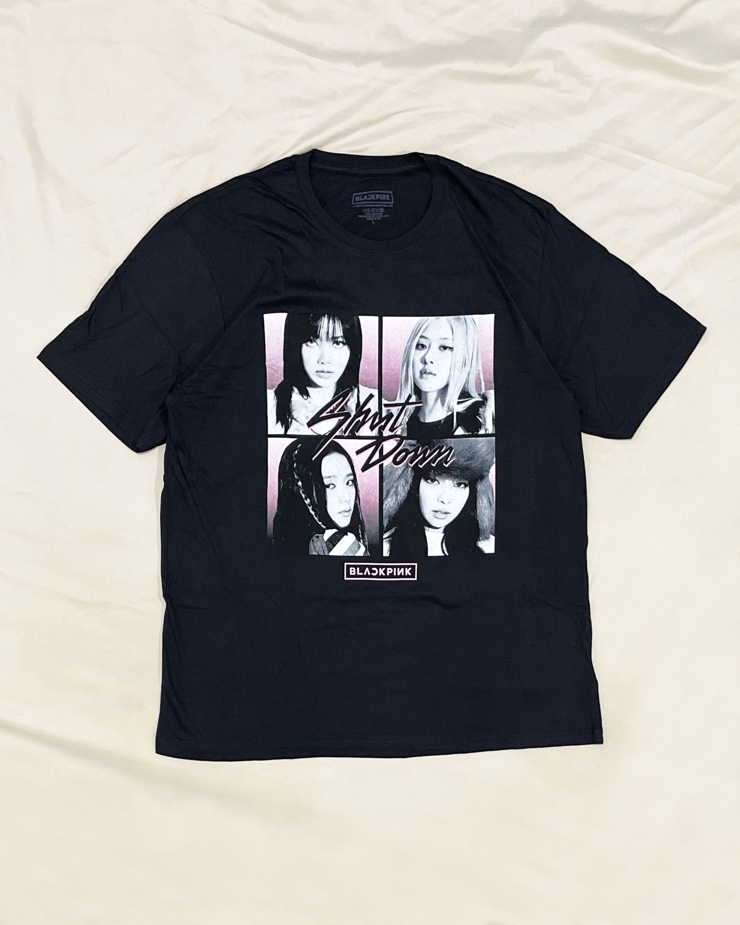 Band Tees BlackPink Shut Down Photo Grid Tshirt Size L / US 10 / IT 46 - 1 Thumbnail