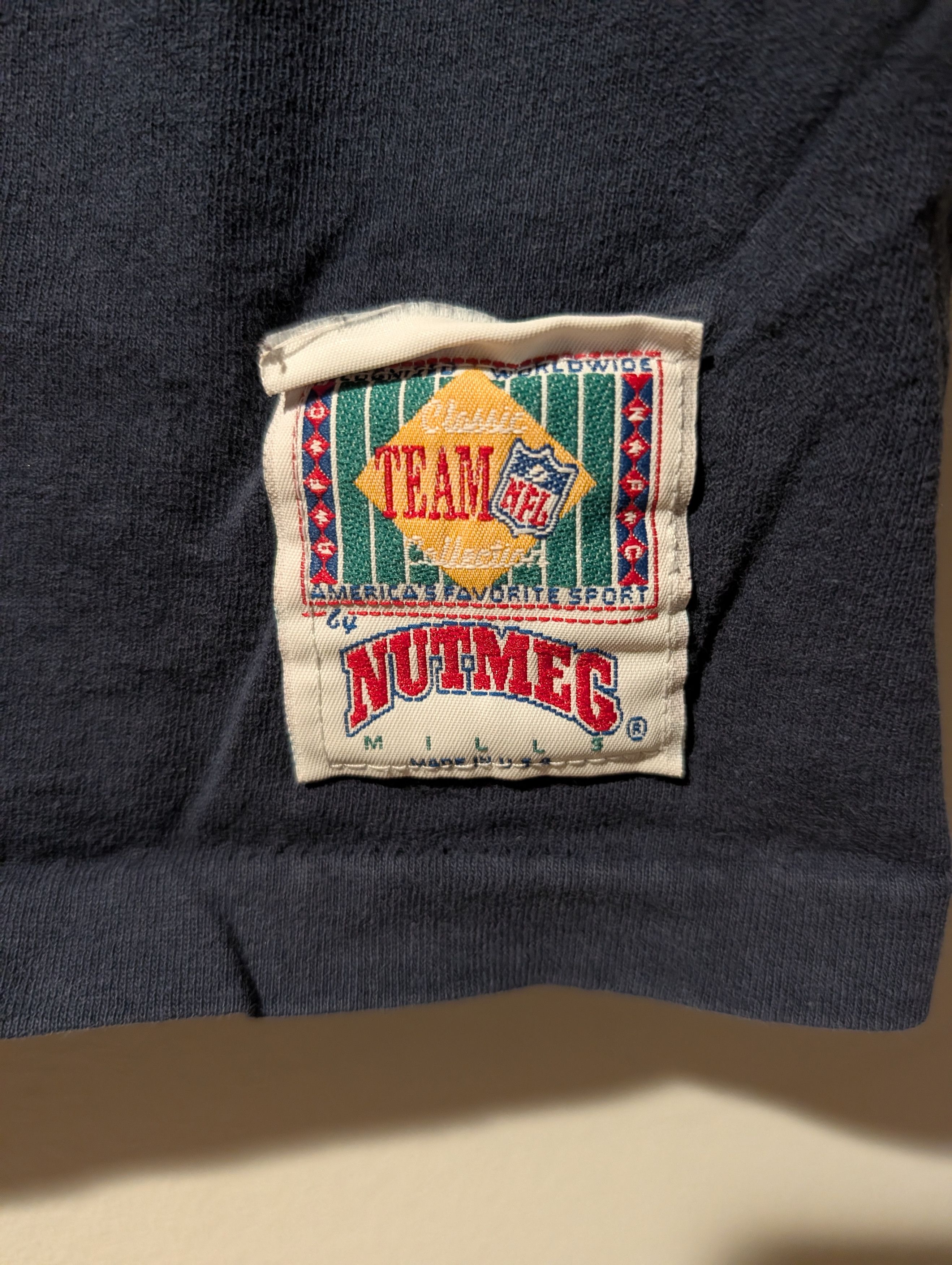 Nutmeg Vintage 1993 Dallas Cowboys Nutmeg Athletic T-Shirt NFL USA Size US M / EU 48-50 / 2 - 3 Thumbnail