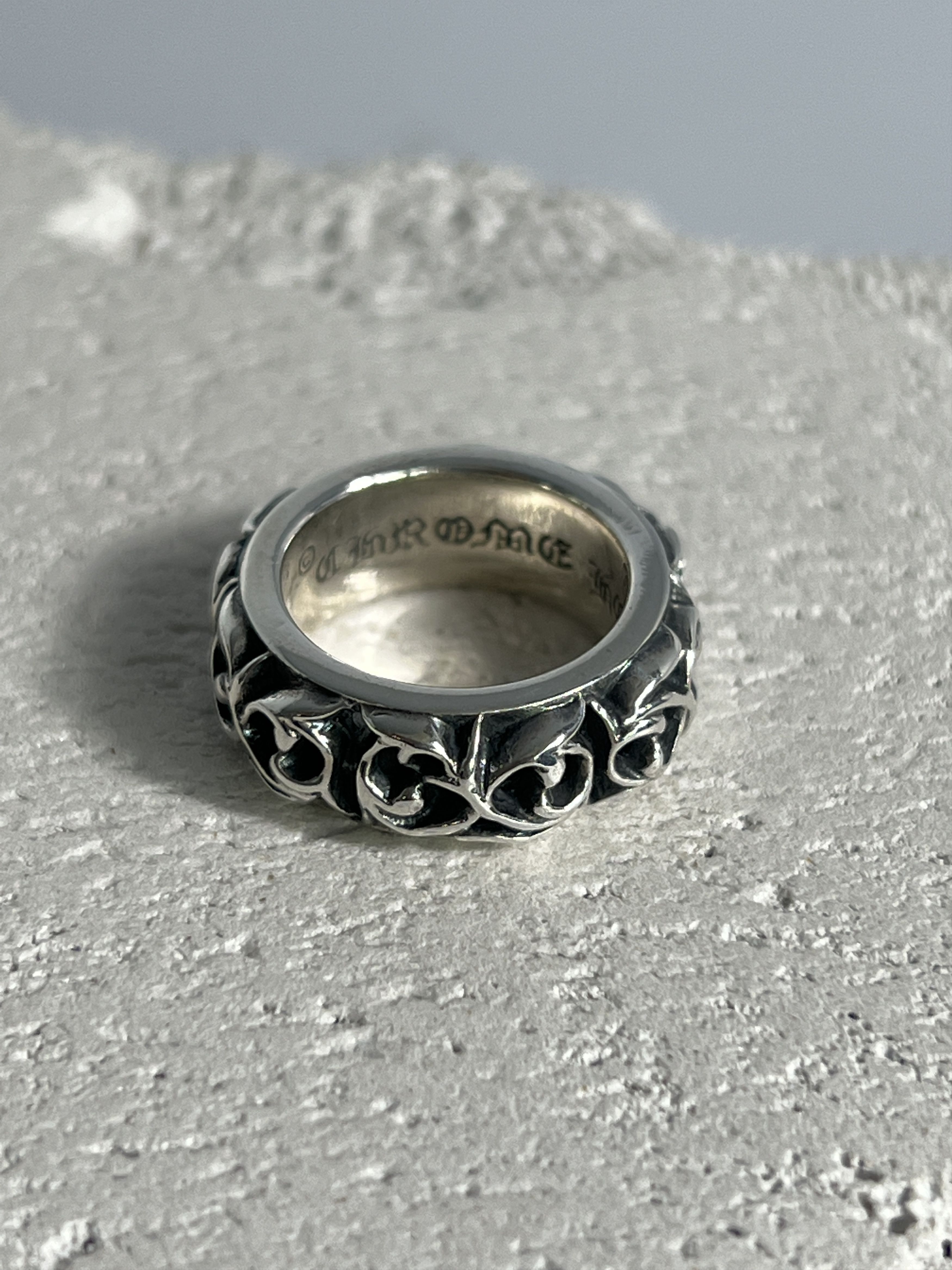 Chrome Hearts RARE Chrome Hearts Eternity Vine Band ring | Grailed