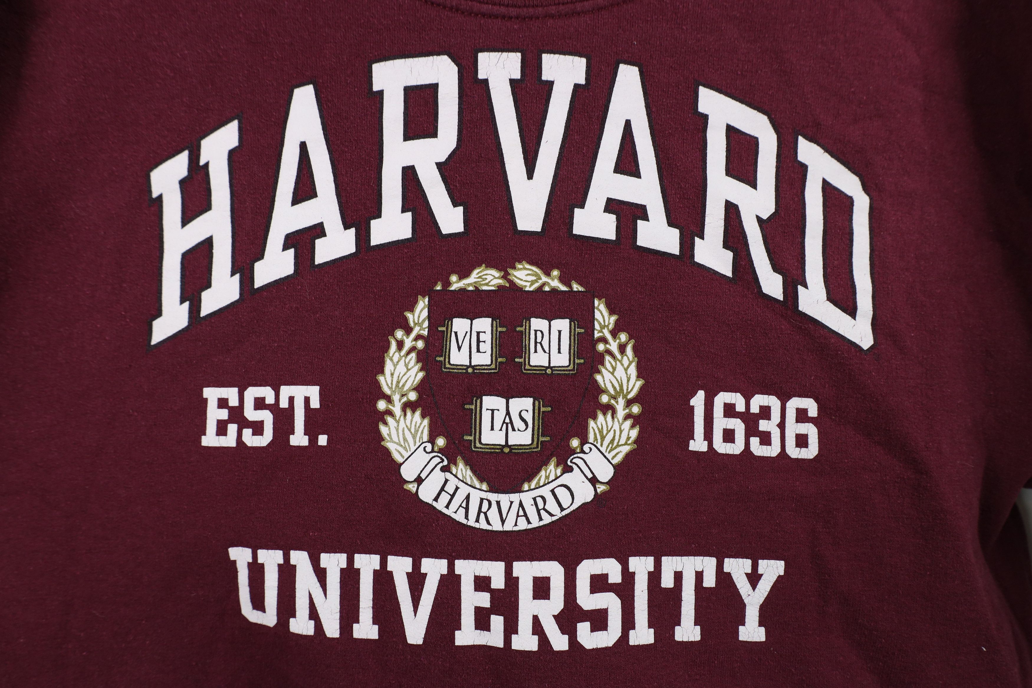 Vintage Vintage 90s Spell Out Harvard University Crewneck Sweatshirt Size US M / EU 48-50 / 2 - 4 Thumbnail