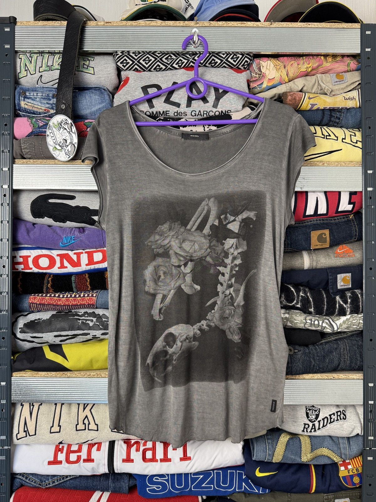 Diesel Y2K Diesel Avant Garde Tank Top PunkRock Streetwear Hype Size US S / EU 44-46 / 1 - 1 Thumbnail