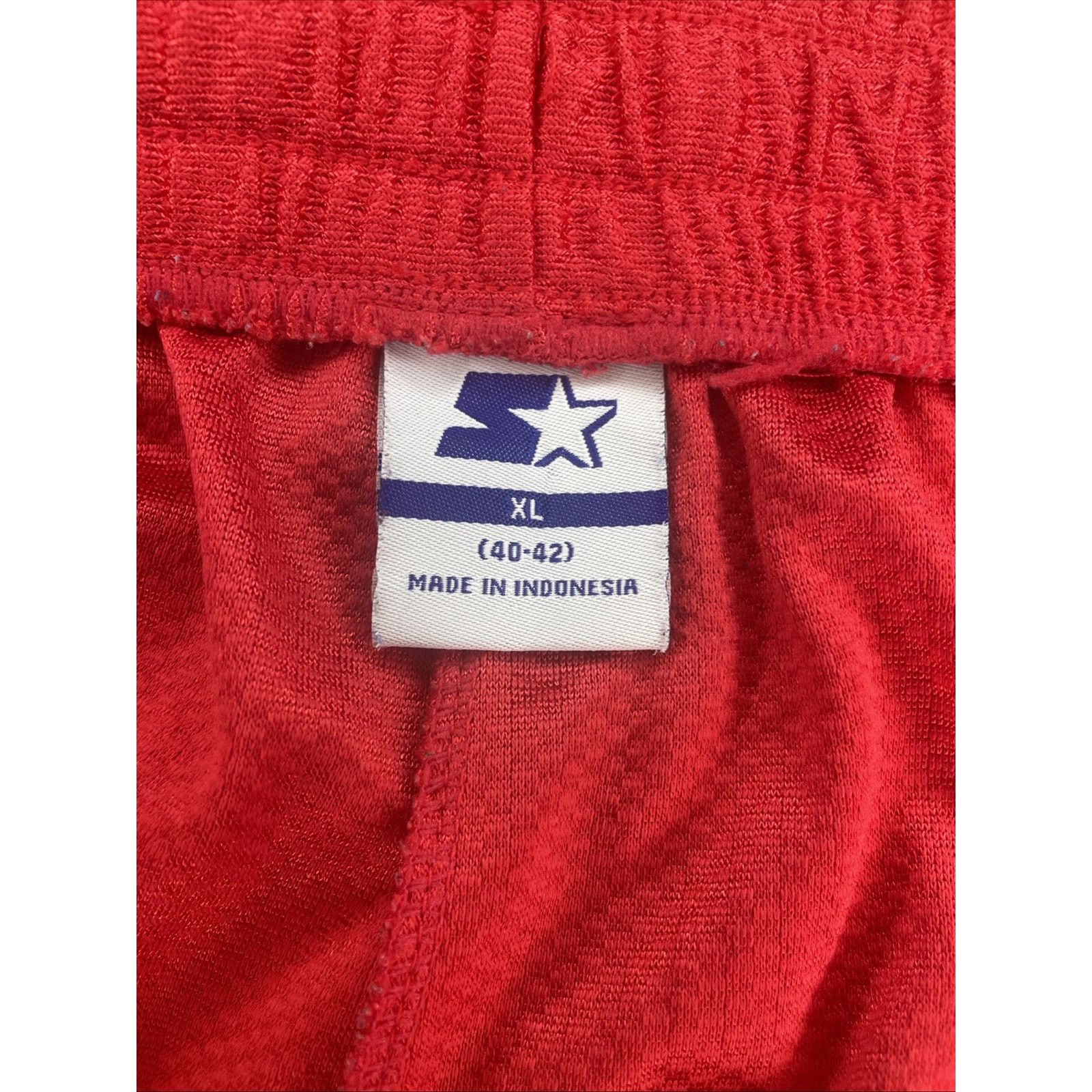 Starter Starter Men's Red Drawstring Elastic Athletic Shorts Size XL Size US 40 / EU 56 - 5 Thumbnail