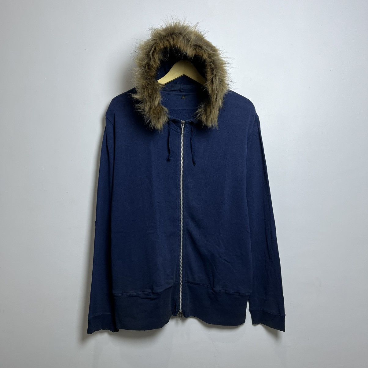 Hysteric Glamour Faux Fur Double Zip Hoodie Distressed Japan LGB Style Size US L / EU 52-54 / 3 - 1 Thumbnail