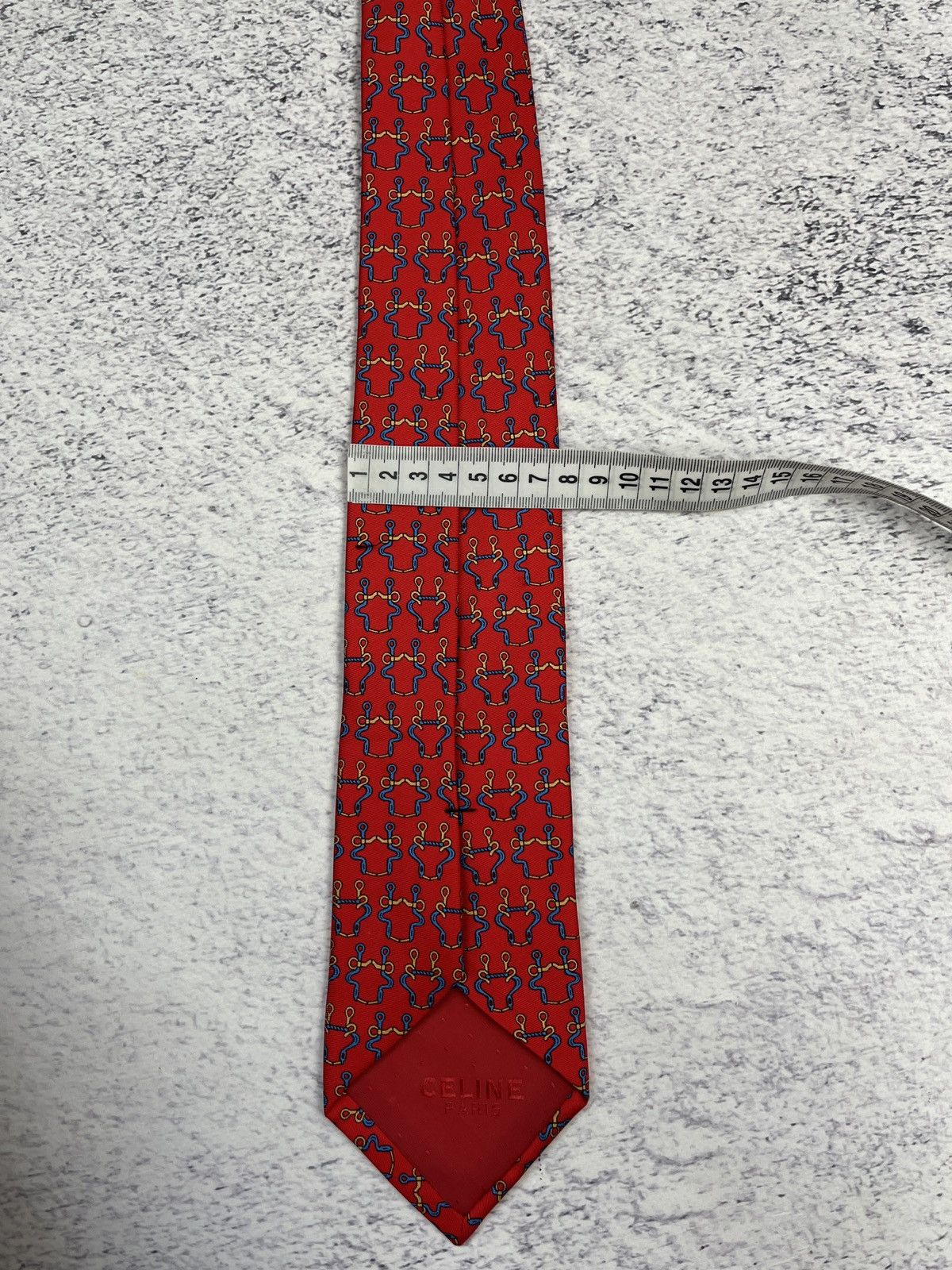 Celine Vintage Celine Paris Logo Monogram Tie 90s Size ONE SIZE - 6 Thumbnail
