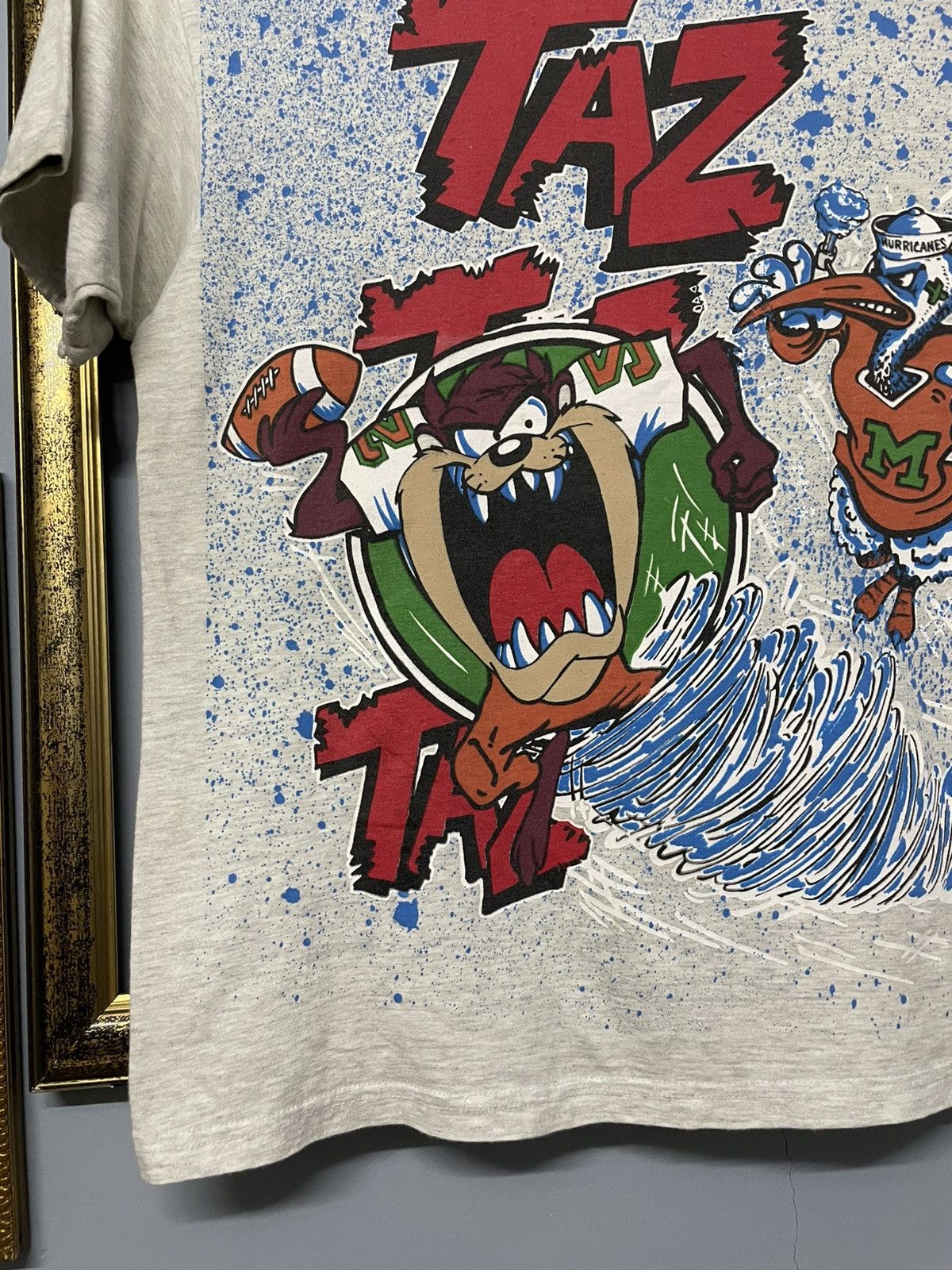 Vintage Vintage 90s Iconic Taz Manian Devil Ovp Pop Culture Tshirt Size US L / EU 52-54 / 3 - 12 Thumbnail