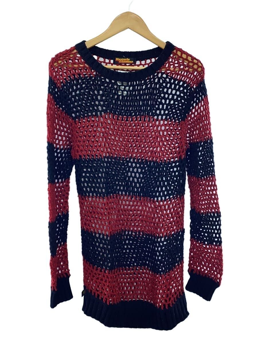 Hysteric Glamour Fishnet Striped Knit Sweater Size US S / EU 44-46 / 1 - 1 Thumbnail