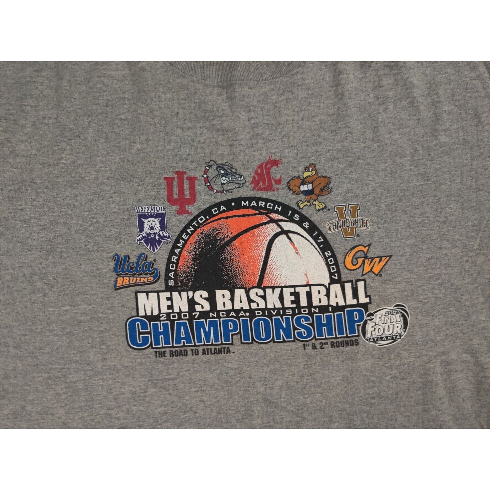 Champion NCAA Division 1 Basketball Shirt Mens The Road to Atlanta Size US XL / EU 56 / 4 - 2 Thumbnail