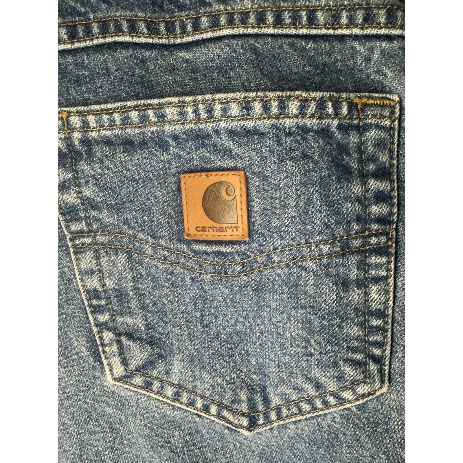 Carhartt Carhartt Denim Jeans Flannel Lined Men's Size 40X32 Blue Size US 40 / EU 56 - 8 Thumbnail