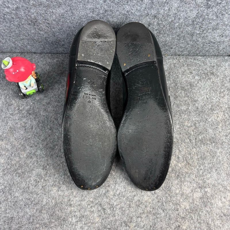 Gucci Gucci Black Patent Leather Low-Heeled Shoes - Size US 5.5 / EU 38 - 7 Thumbnail