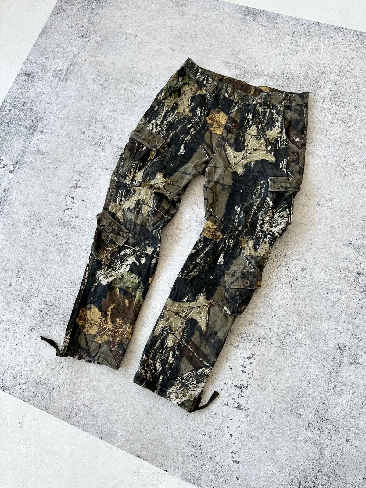 Realtree × Vintage Crazy Vintage Y2K Realtree Camo Baggy Pants Size US 34 / EU 50 - 4 Thumbnail