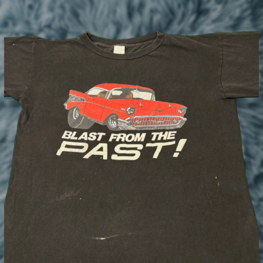 Vintage VINTAGE 90s Classic Car Chevy Bel Air VTG Shirt Mens L Black 90s Cars Vintage Hip Hop Punk Grunge Mens Size US L / EU 52-54 / 3 - 1 Thumbnail