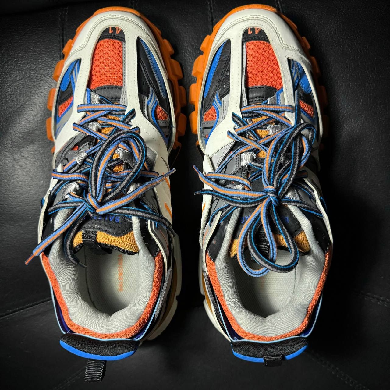 Balenciaga Balenciaga track 1 black orange Size US 8 / EU 41 - 7 Thumbnail