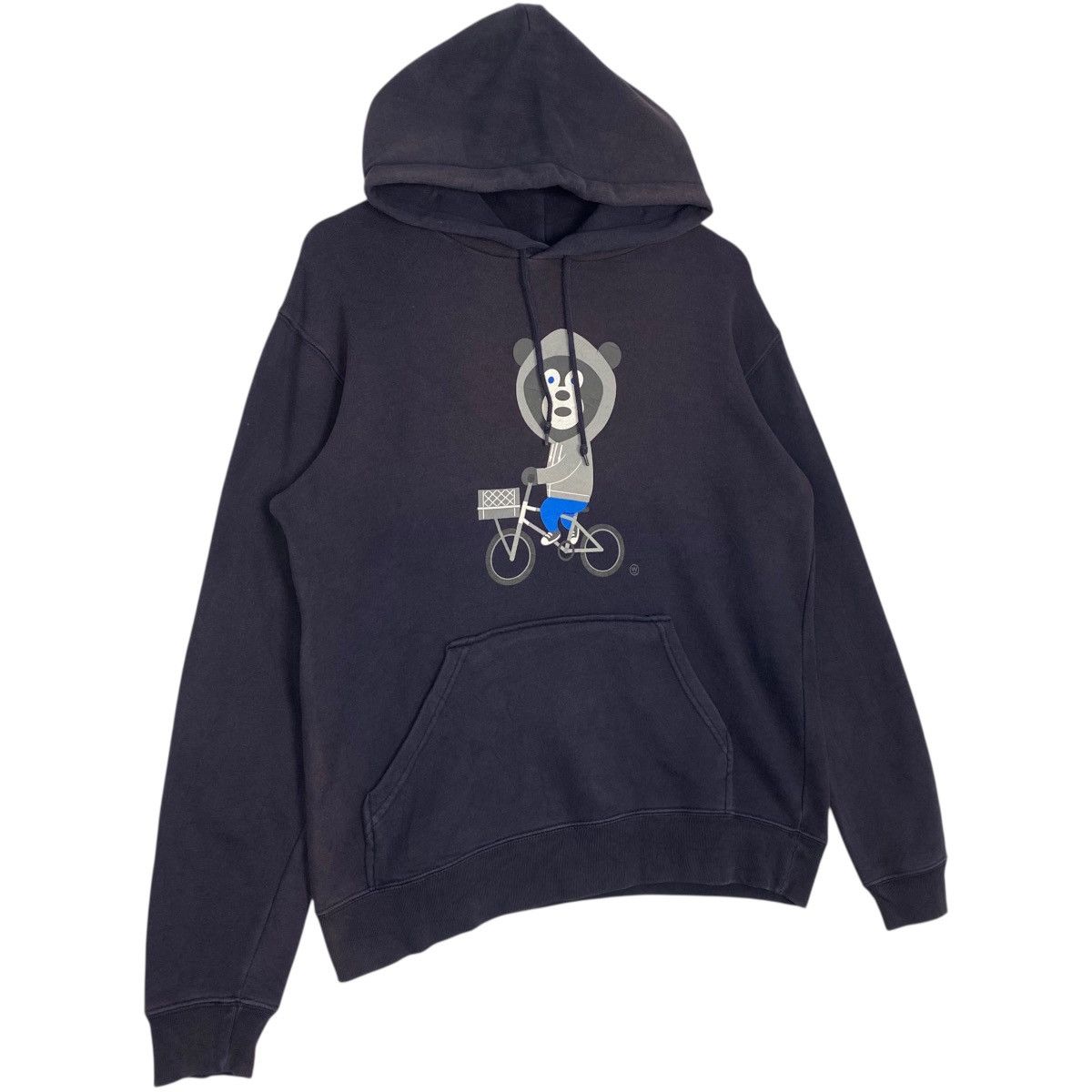 Vintage Vintage Beams Japan Britpop Hoodie Sweater Blue Size M Size M / US 6-8 / IT 42-44 - 3 Thumbnail
