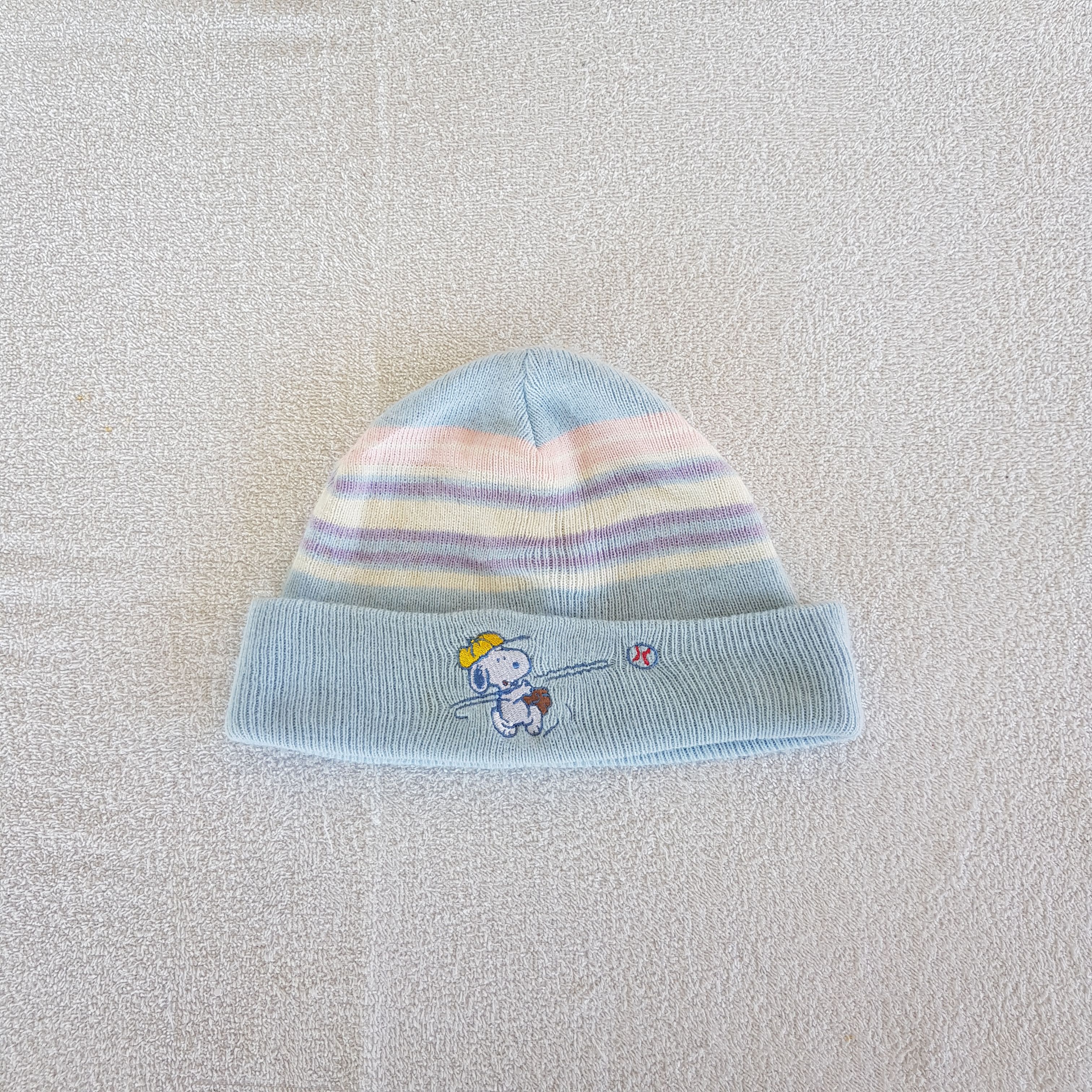 Peanuts Vintage Snoopy Beanie Cartoon Snow Caps Hats. Size ONE SIZE - 5 Thumbnail
