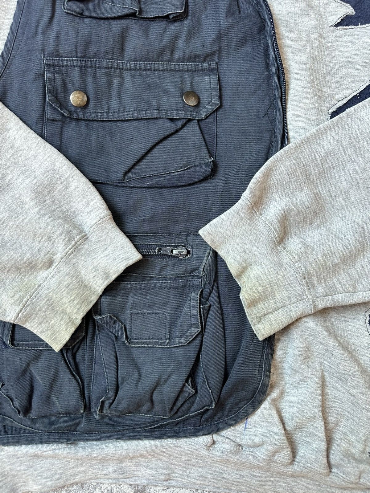 Dickies Custom Dickies Hybrid Tactical Sweatshirt Distressed Details Size US L / EU 52-54 / 3 - 7 Thumbnail