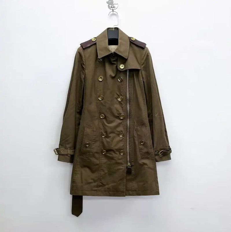 Burberry Burberry Mid-Length Cotton Blend Trench Coat Size M / US 6-8 / IT 42-44 - 1 Thumbnail