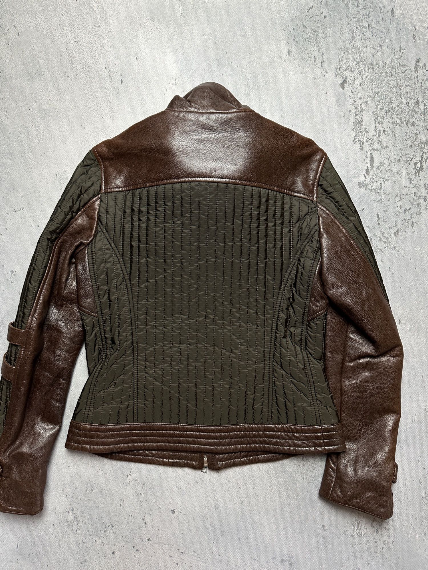If Six Was Nine Santacroce Firenze Archive Leather Jacket With Fur Collar Size S / US 4 / IT 40 - 12 Thumbnail
