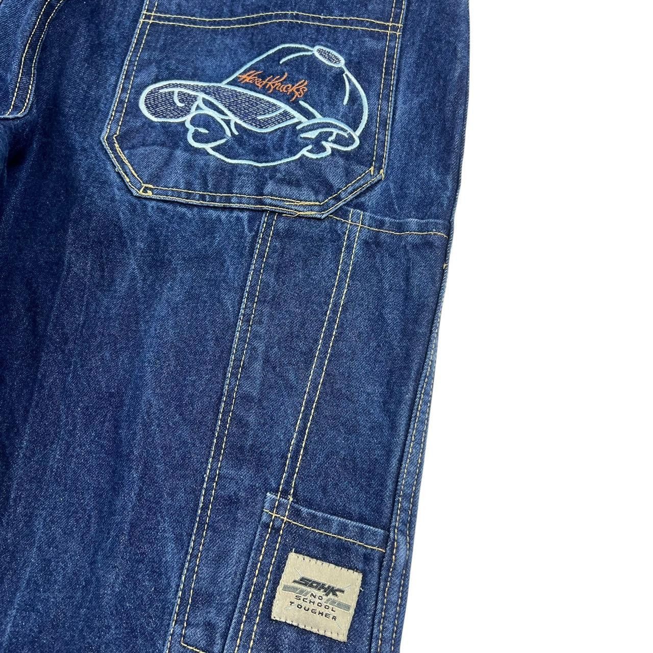 Other Vintage Sohk School Of Hard Knocks Baggy Jeans - Waist: 36” Size US 36 / EU 52 - 4 Thumbnail