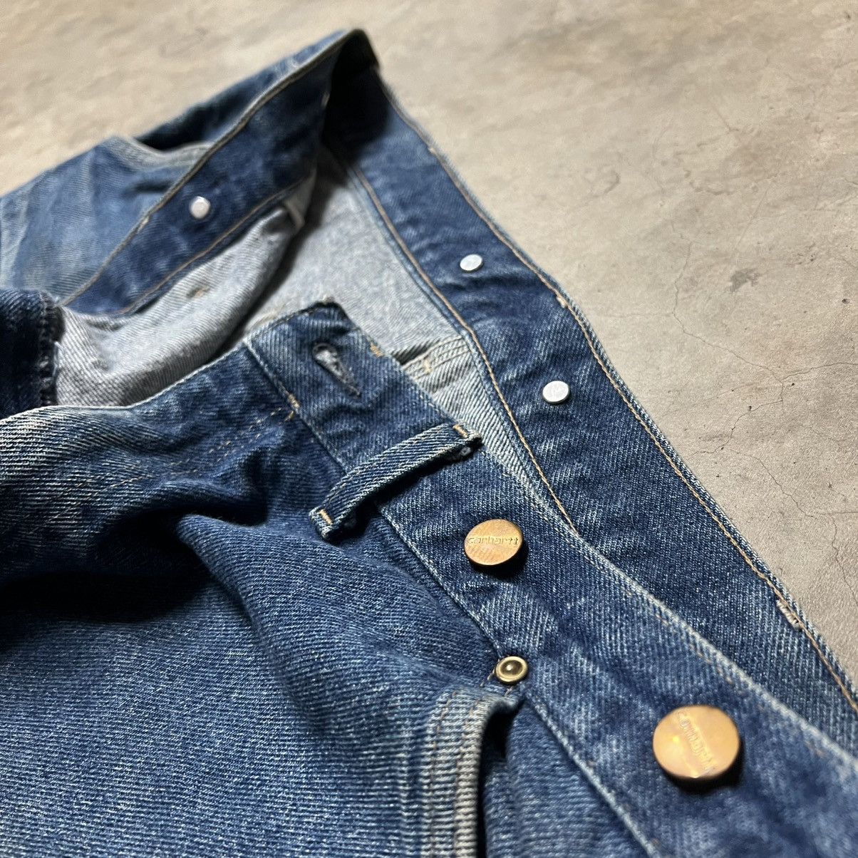 Carhartt × Vintage Vintage 2000’s Carhartt 🇺🇸 Denim Double-Knee Carpenter Pants Size US 38 / EU 54 - 4 Thumbnail