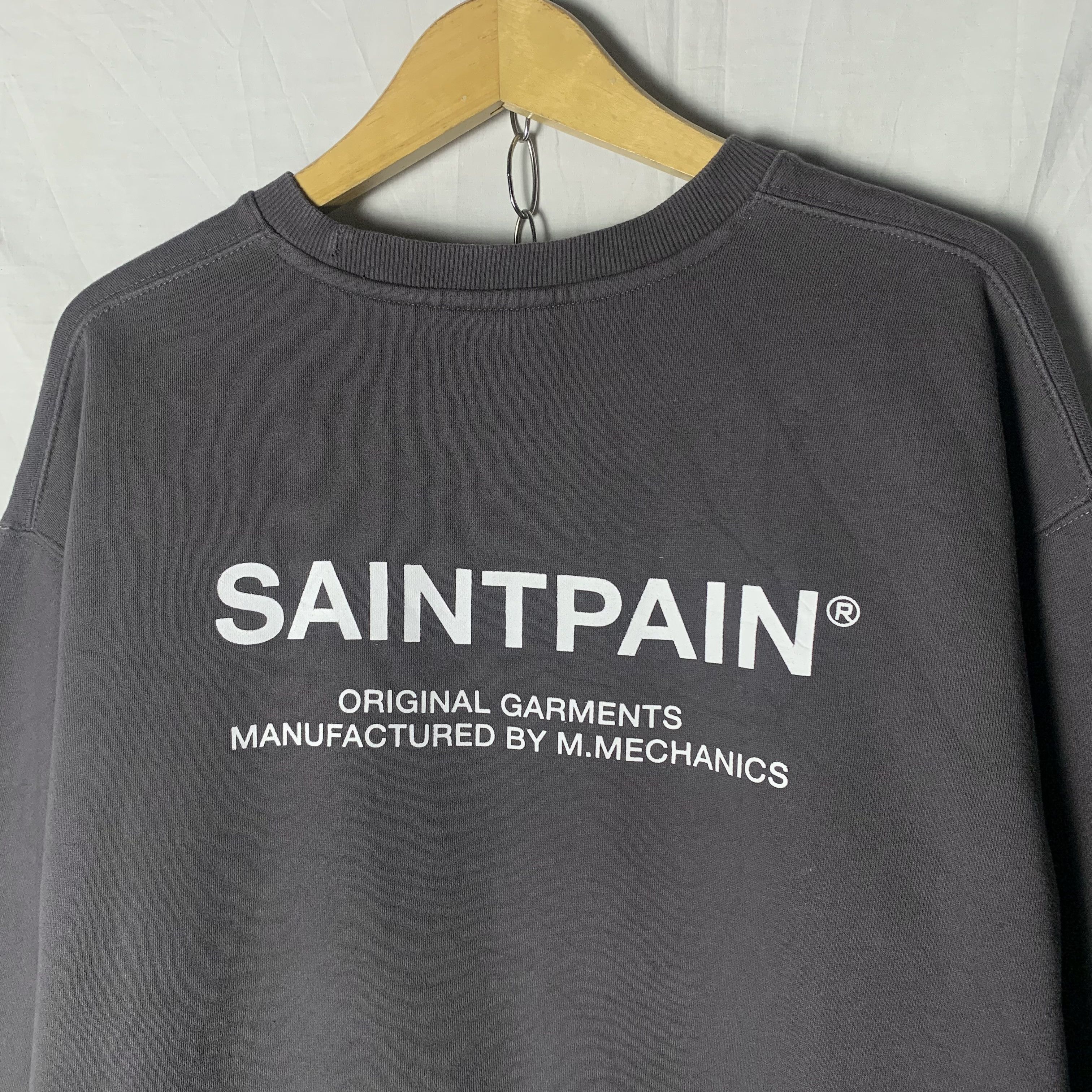 Japanese Brand Saintpain Streetwear Sweatshirt Crewneck Size US M / EU 48-50 / 2 - 2 Thumbnail