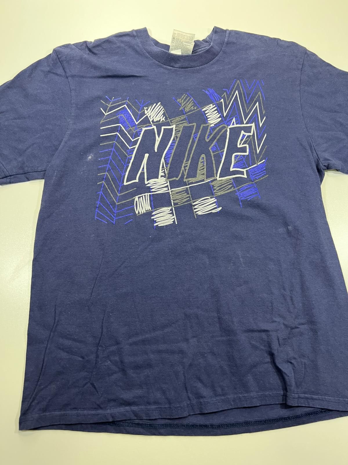Nike Vintage Men's Nike Graphic T-Shirt Blue Size Medium Size US L / EU 52-54 / 3 - 1 Thumbnail