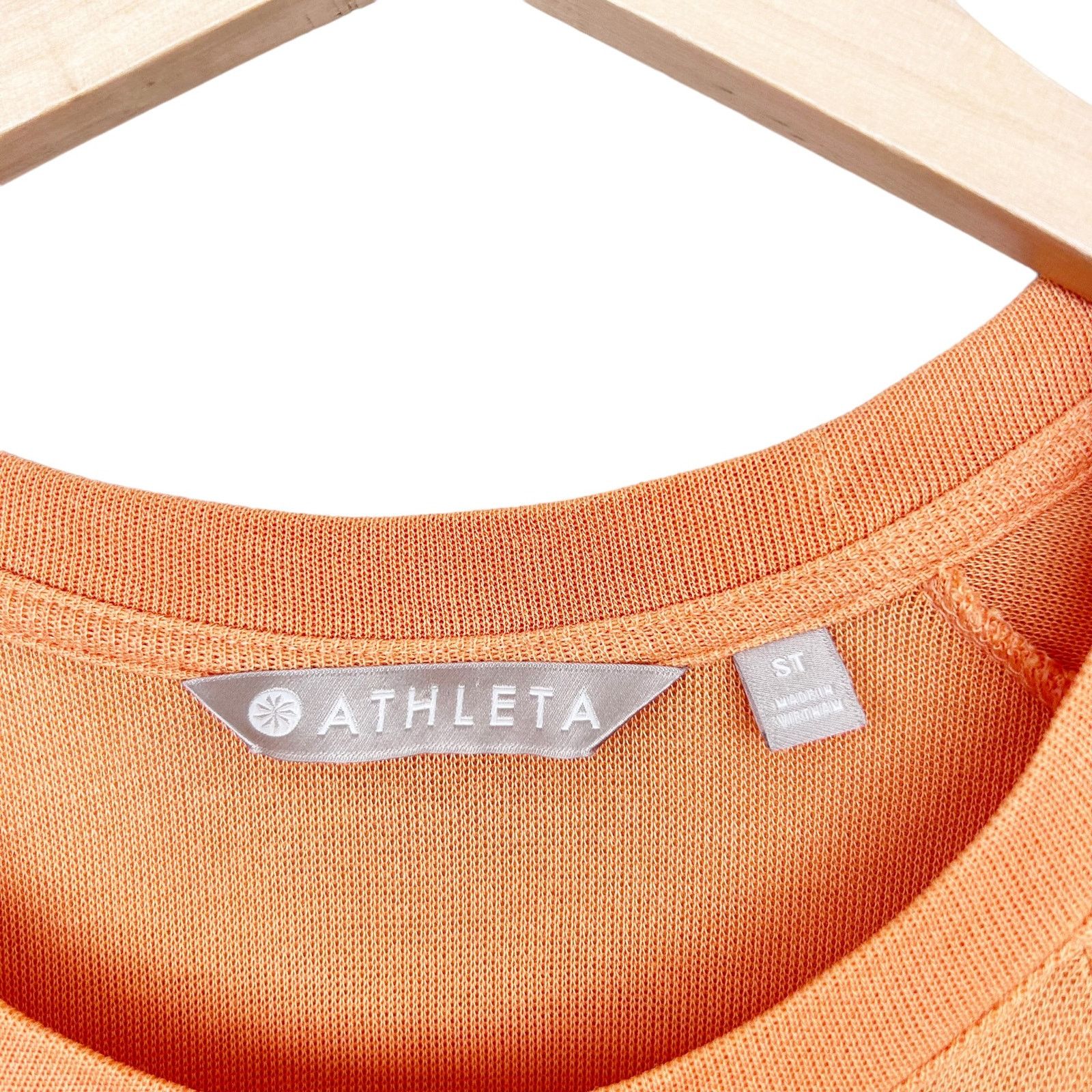 Athleta Athleta Orange Coaster Luxe Recover Sweatshirt Sz ST Size S / US 4 / IT 40 - 2 Thumbnail