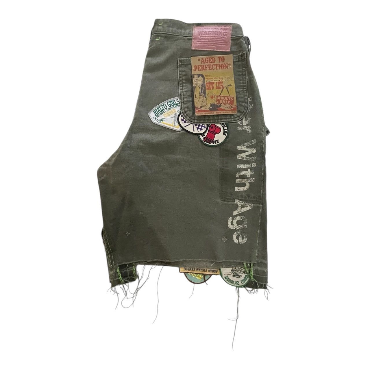 Better With Age Gentleman's Carhartt Carpenter Shorts- Grey - Size 40 Size US 40 / EU 56 - 6 Thumbnail