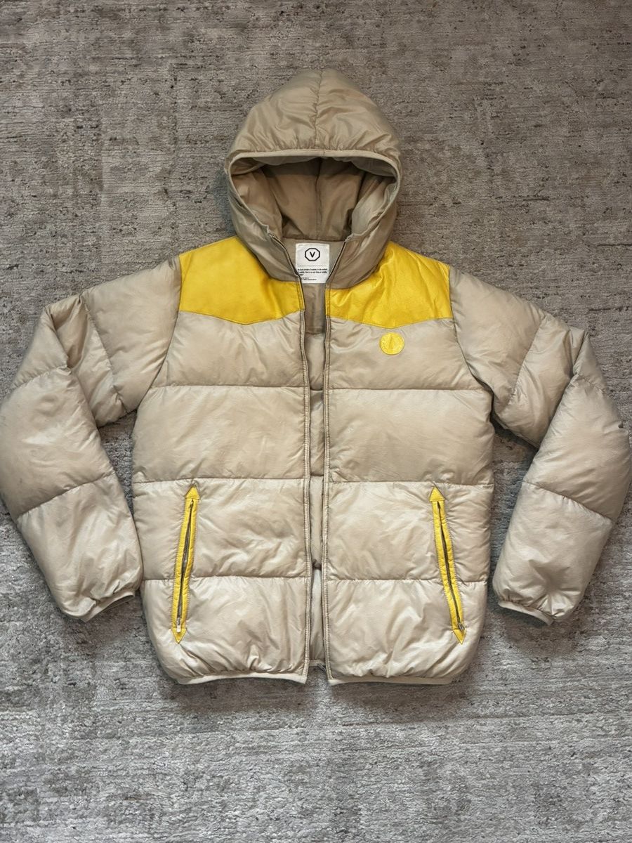 Visvim VISVIM KEESEY CHECK DOWN JACKET Beige | Grailed
