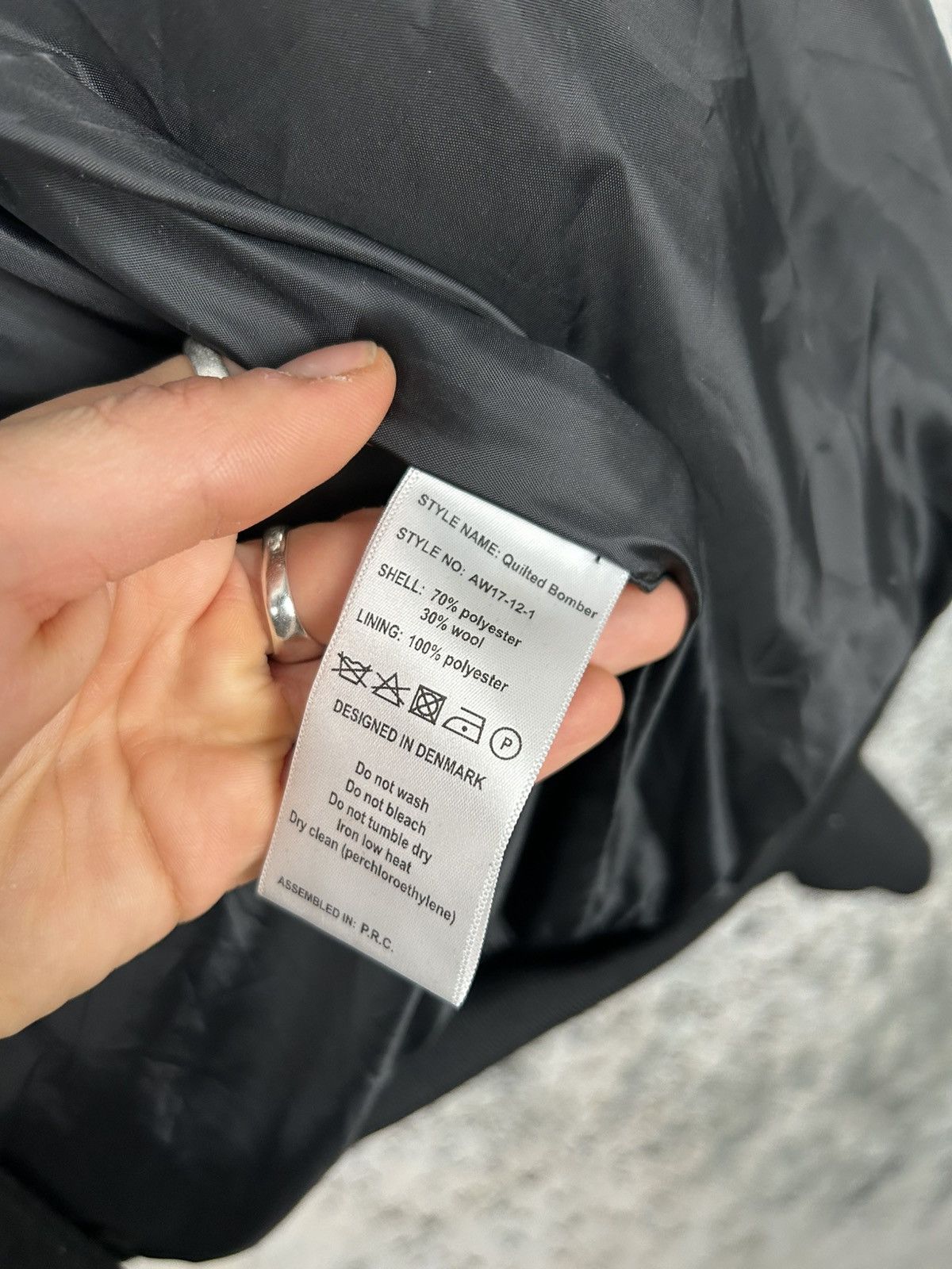Han Kjobenhavn Han Kjobenhavn Black Wool Bomber Jacket Avant Garde Designer Size US M / EU 48-50 / 2 - 6 Thumbnail