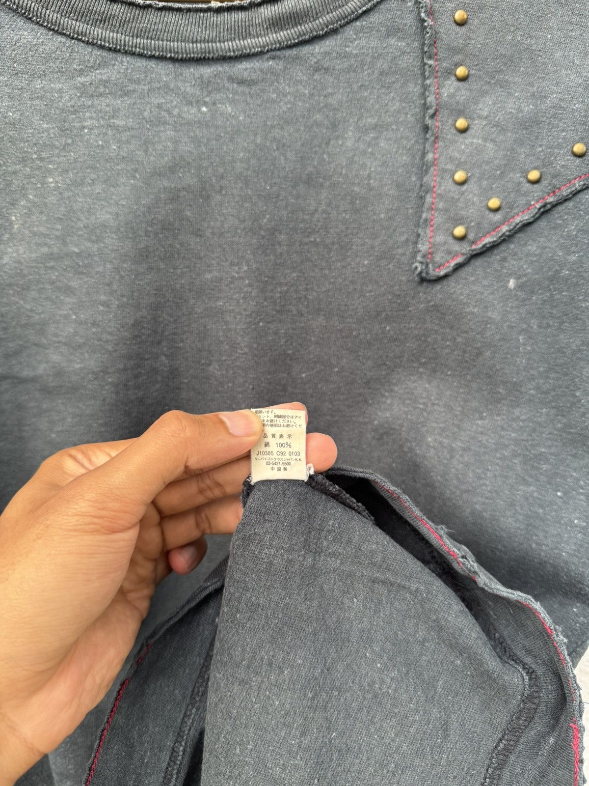 Le Grande Bleu (L.G.B.) 2000s Archive Levis Studded lgb styled archive tees Size US M / EU 48-50 / 2 - 9 Thumbnail