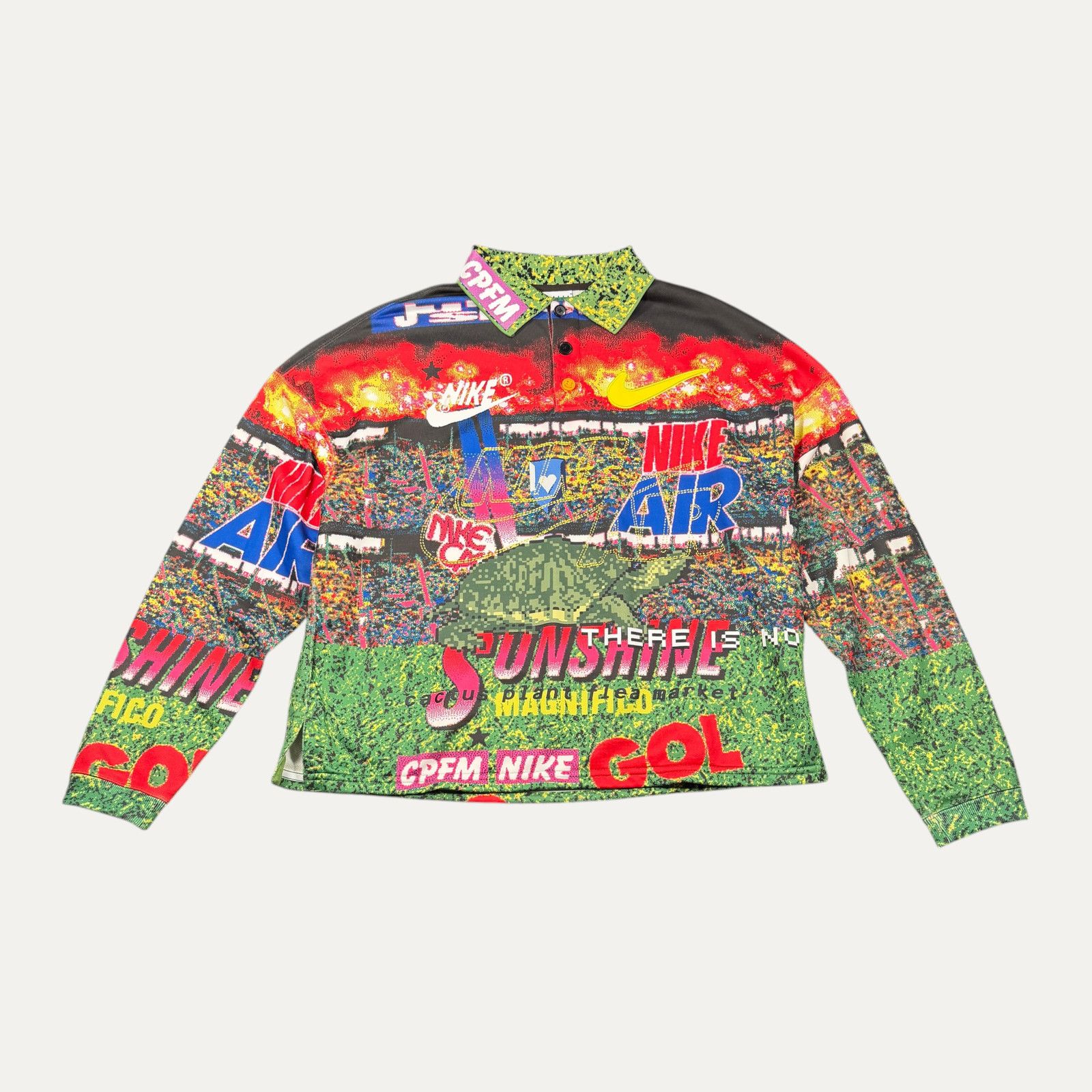 Nike Nike x CPFM Longsleeve Polo Size S / US 4 / IT 40 - 1 Thumbnail