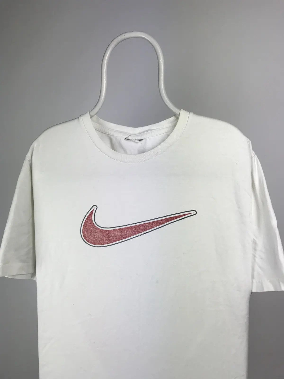 Nike Nike T-shirt vintage swoosh spellout size XLarge Size US XL / EU 56 / 4 - 2 Thumbnail